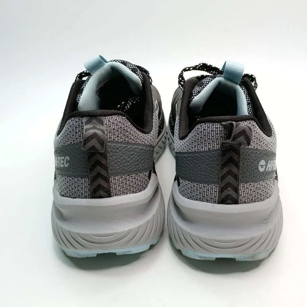 Hi-Tec C16040W-BVL Running Shoe Women Size 10 Black Grey Mesh Athletic